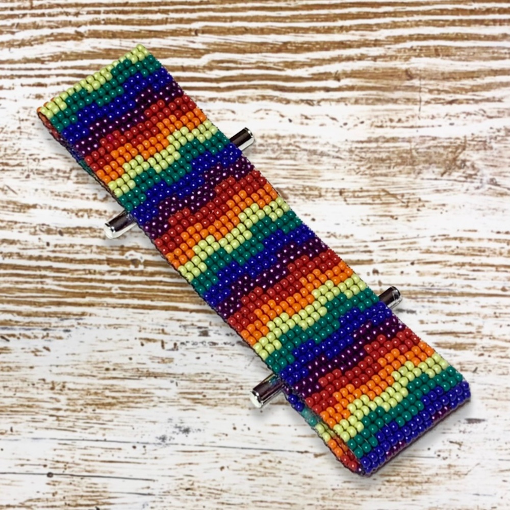 NWOT ‘Digital Rainbow’ Seed Bead Bracelt
